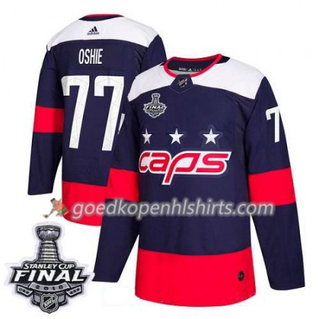 Washington Capitals T.J. Oshie 77 2018 Stanley Cup Final Patch Adidas Stadium Series Authentic Shirt - Mannen